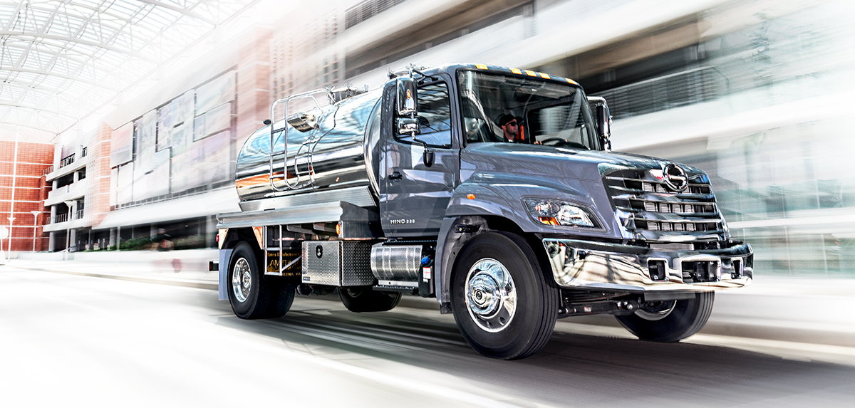 Hino 268 Hino fuel truck