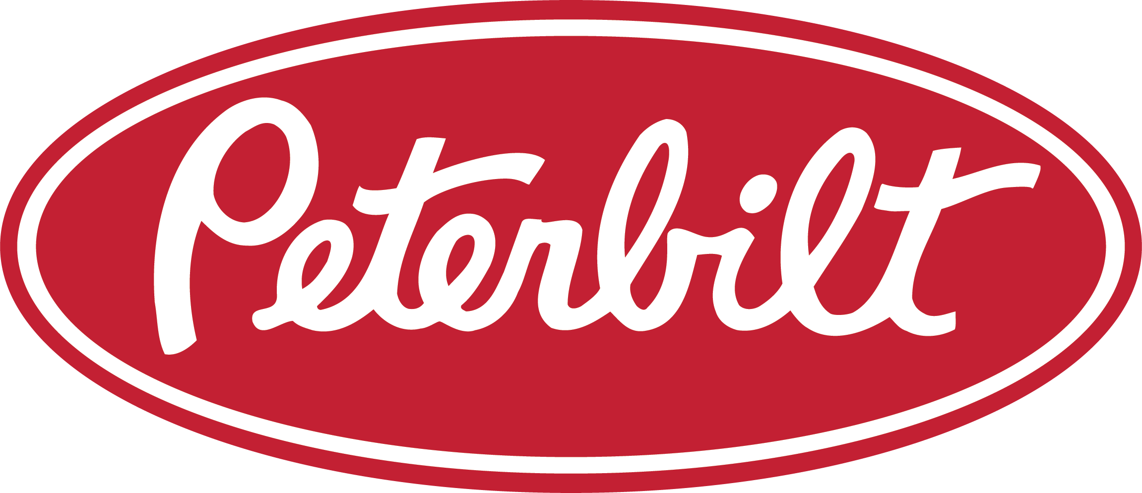 PBlogo-Pantone-200C Red oval Peterbilt brand logo